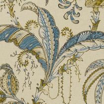 Ophelia Teal/Spice Fabric by the Metre